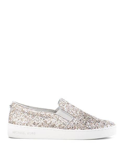 michael kors keaton slip on glitter